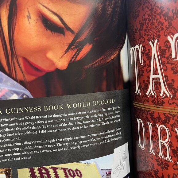 HC 1st SIGNED Kat Von D "High Voltage Tattoo" [2009] LA Ink - Picture 10 of 15